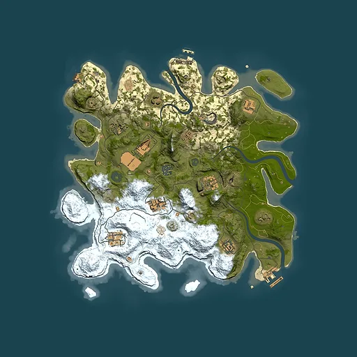 Rust map seed 1247527639, 3650x3650m top-down preview