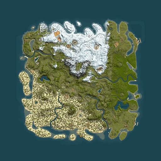 Rust map seed 1769939008, 5900x5900m top-down preview