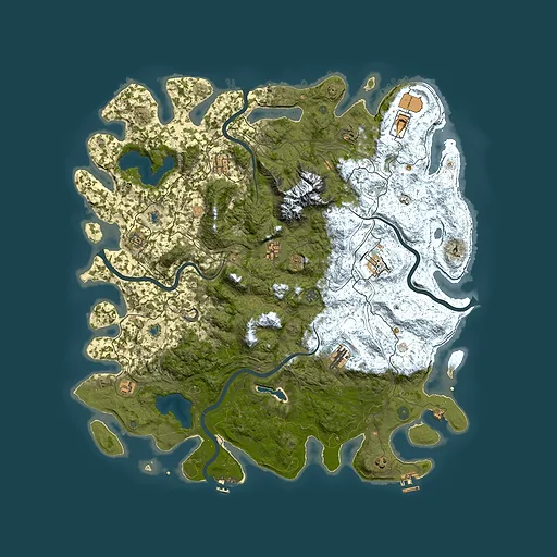 Rust map seed 808654902, 5300x5300m top-down preview