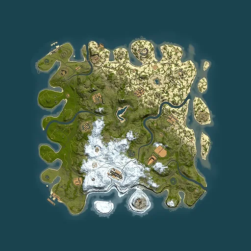 Rust map seed 1550349705, 4250x4250m top-down preview