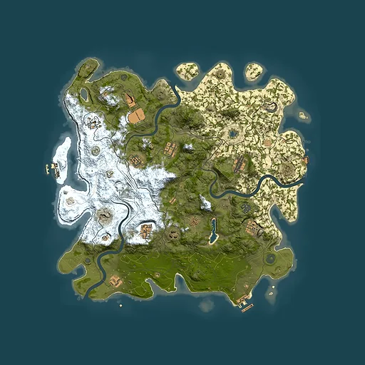 Rust map seed 926419712, 4450x4450m top-down preview