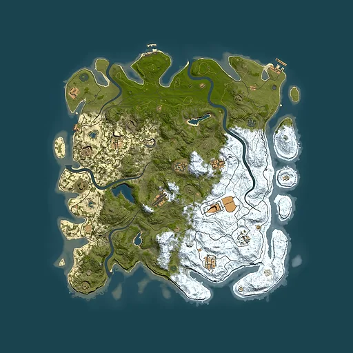 Rust map seed 796277434, 4650x4650m top-down preview