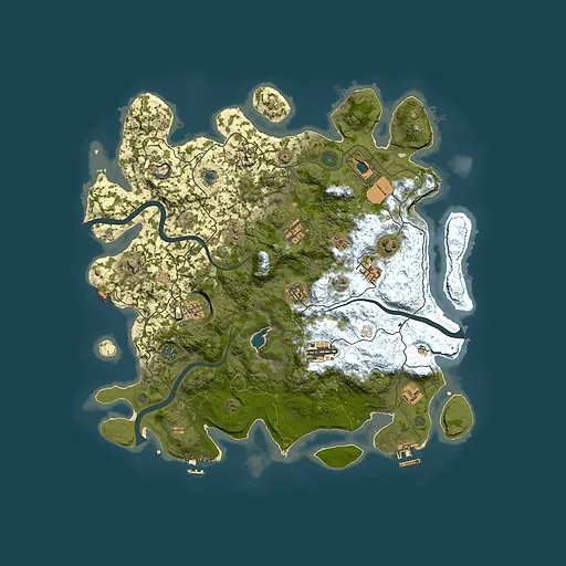 Rust map seed 2690820, 4200x4200m top-down preview