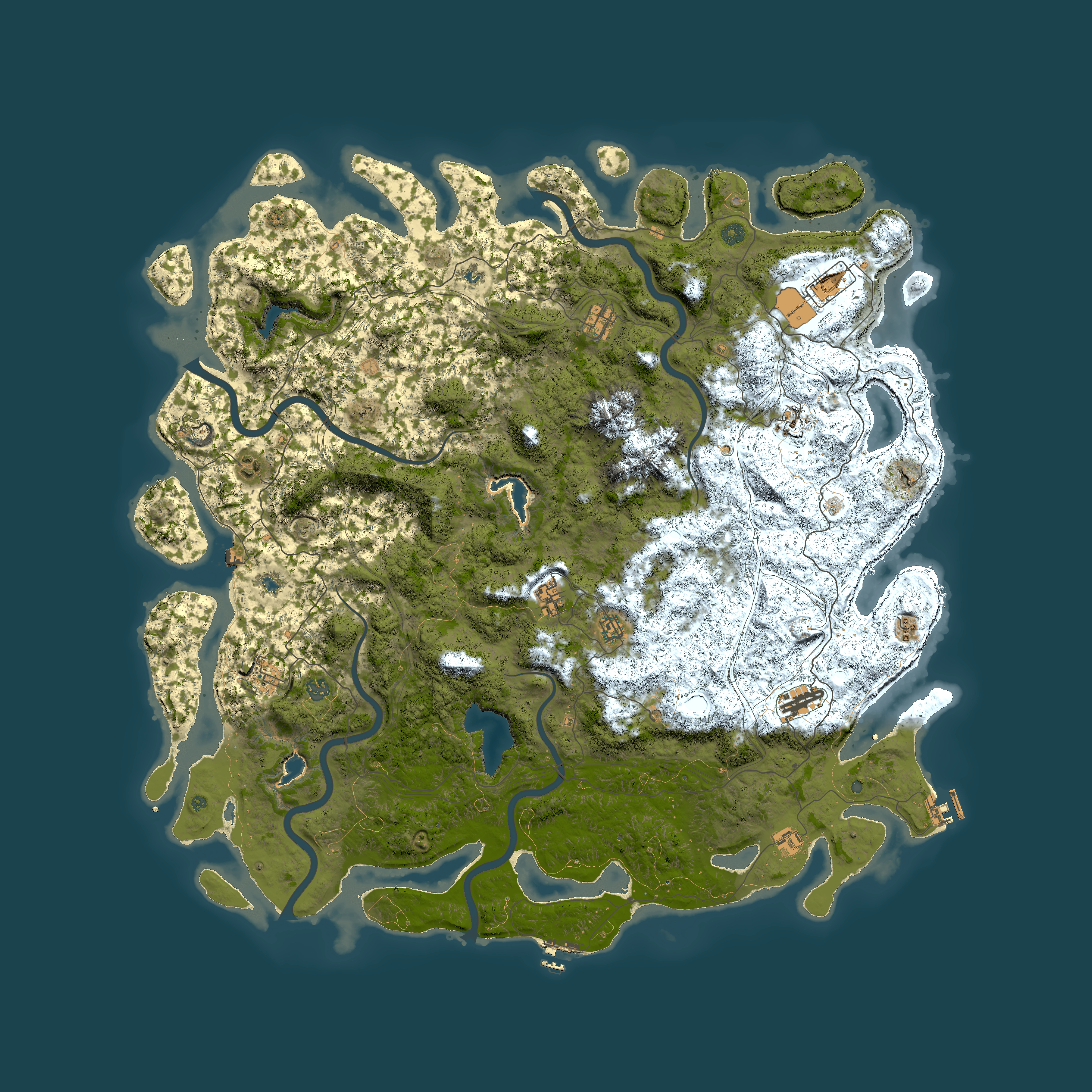 Full top-down render of Rust map seed 788399951, 5750x5750m