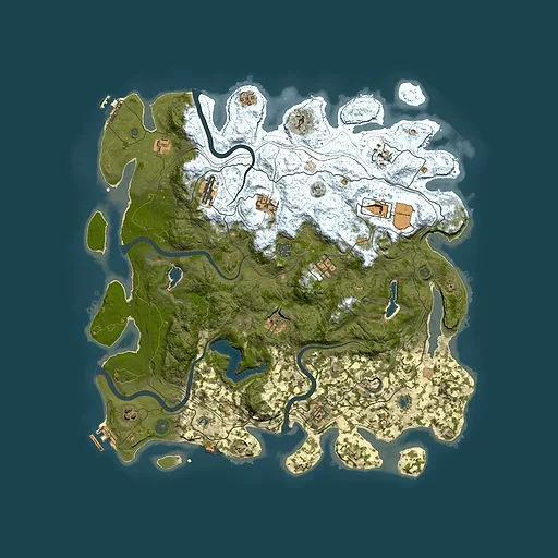 Rust map seed 1172612035, 4550x4550m top-down preview