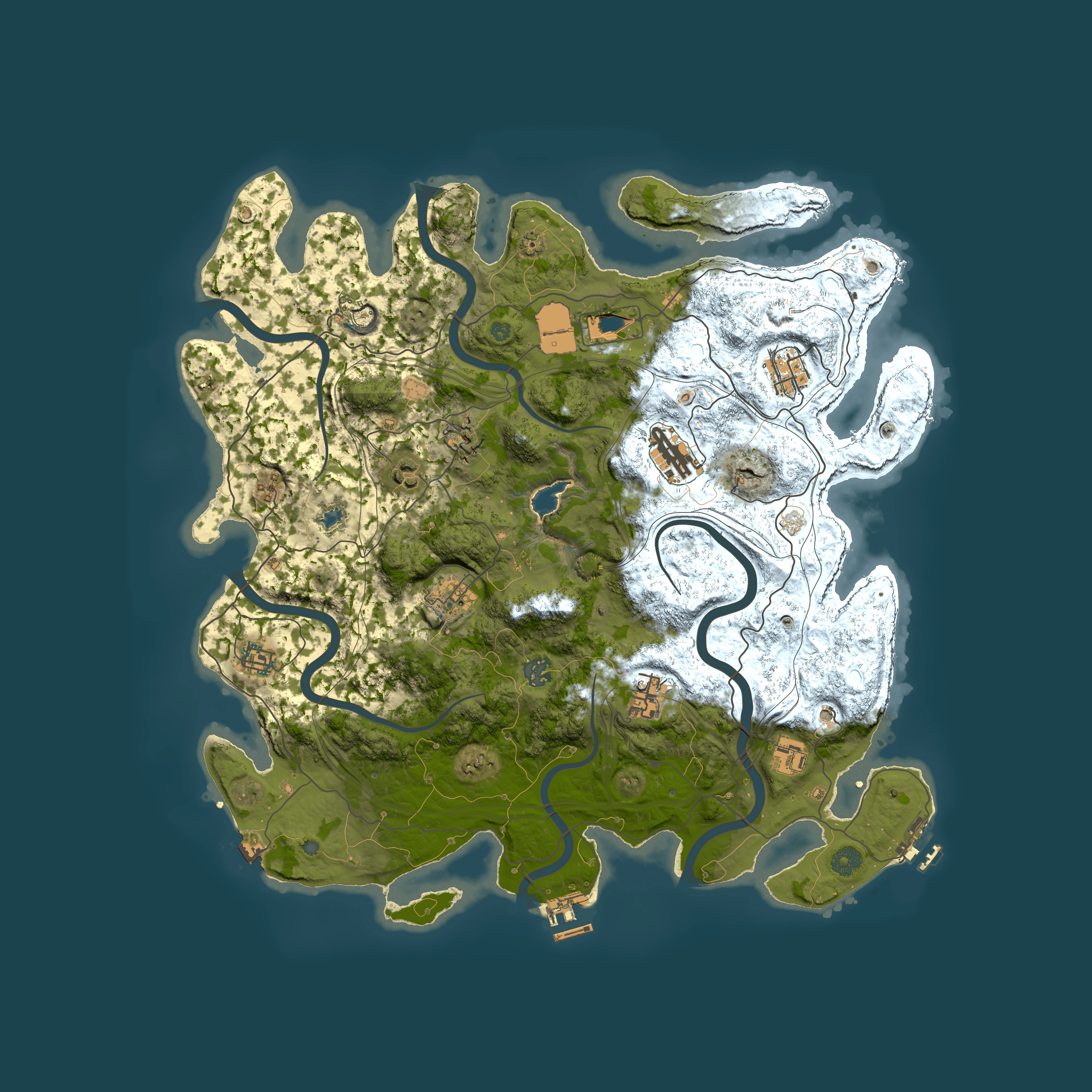 Full top-down render of Rust map seed 588573096, 4350x4350m