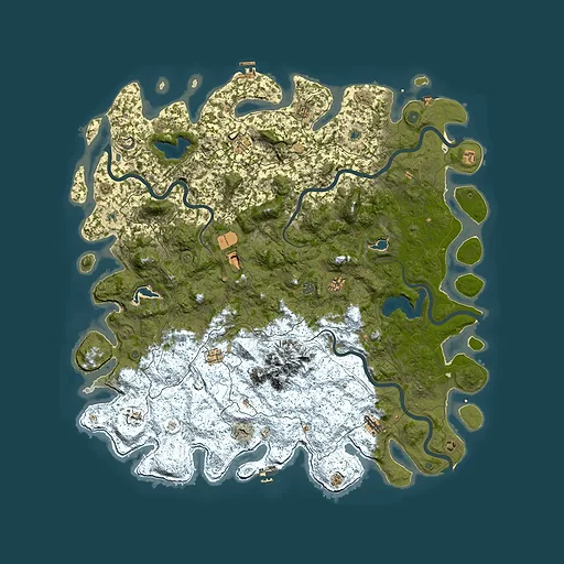 Rust map seed 234685761, 5900x5900m top-down preview