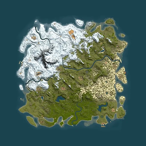Rust map seed 877260616, 6000x6000m top-down preview