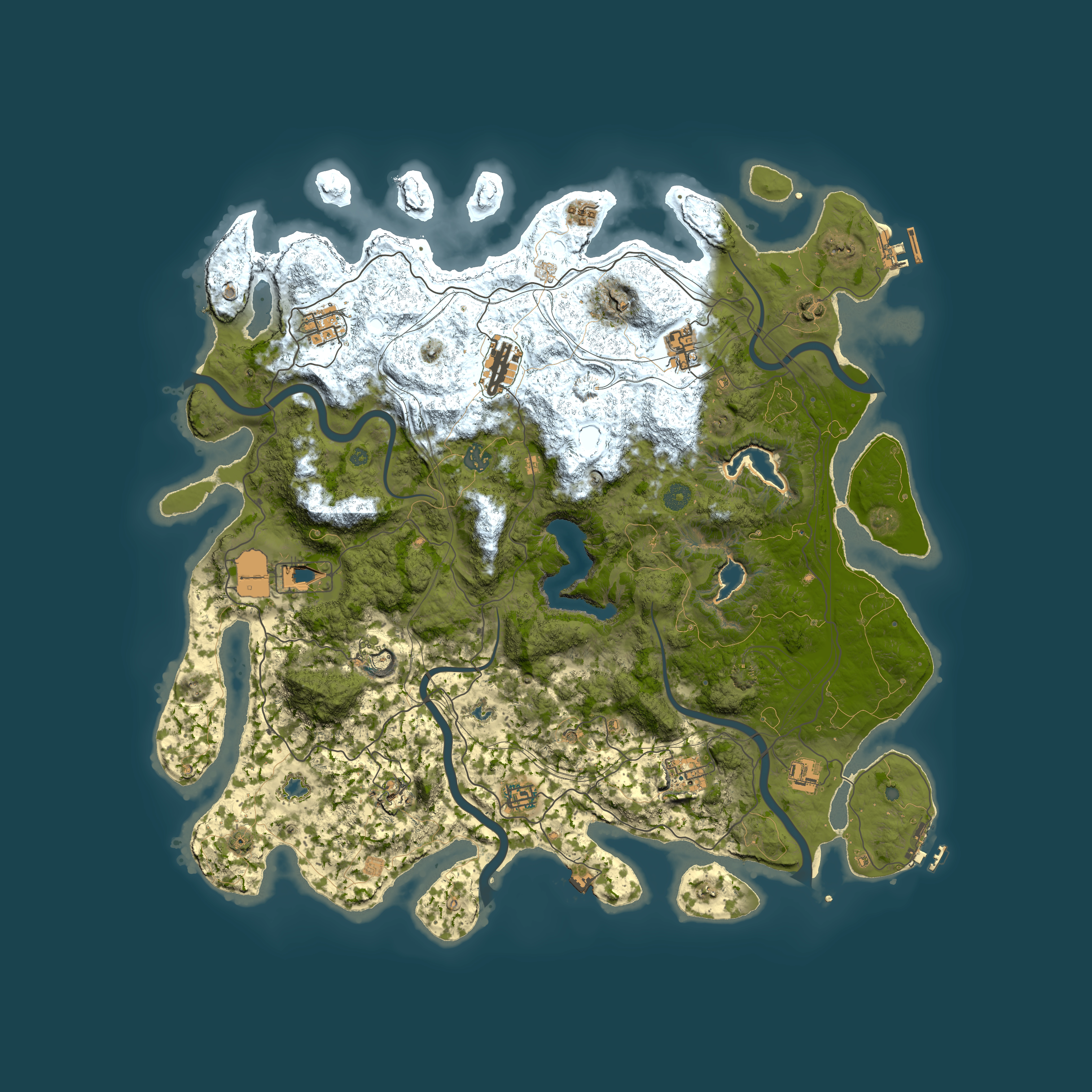 Full top-down render of Rust map seed 1389830920, 4750x4750m