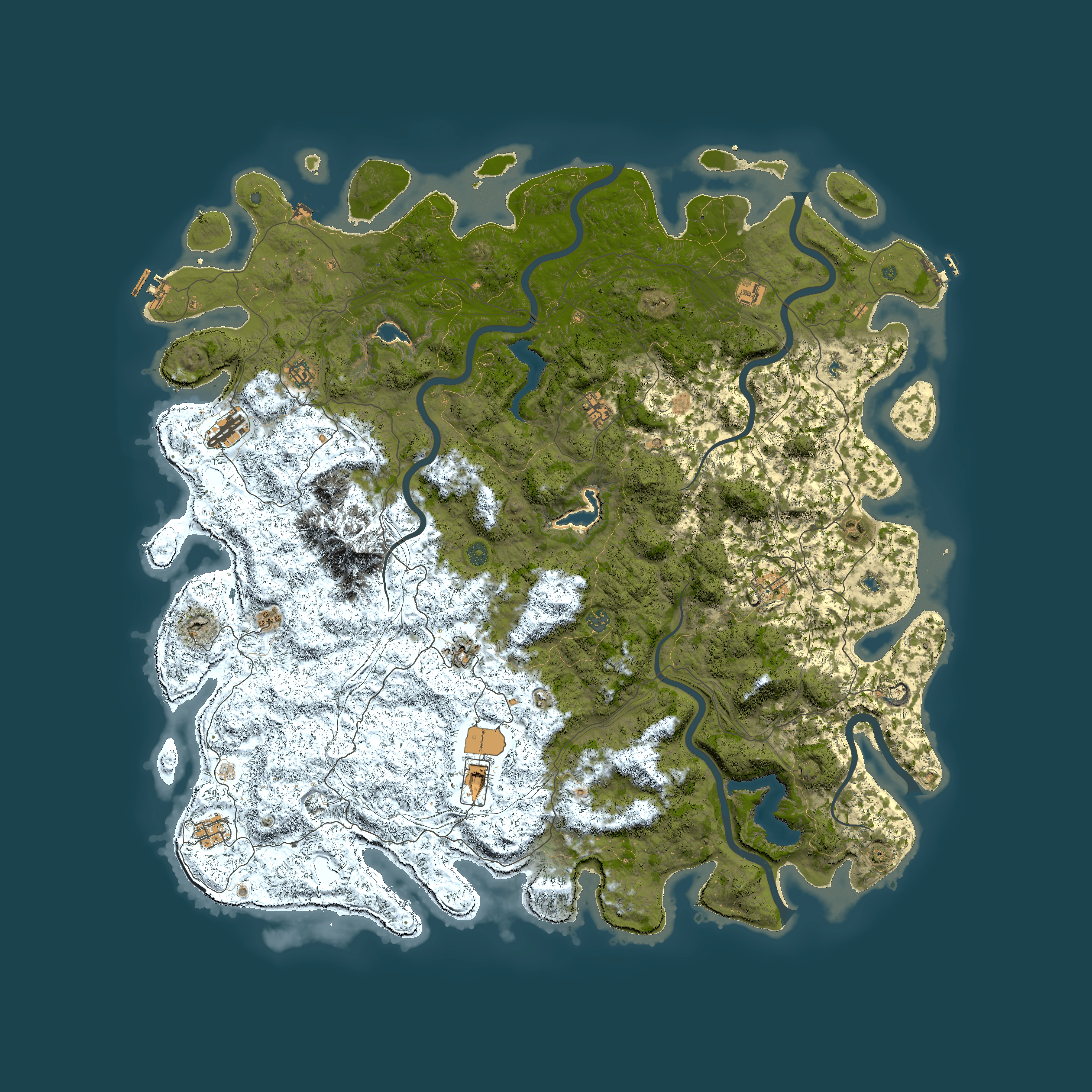 Full top-down render of Rust map seed 2138730356, 5950x5950m