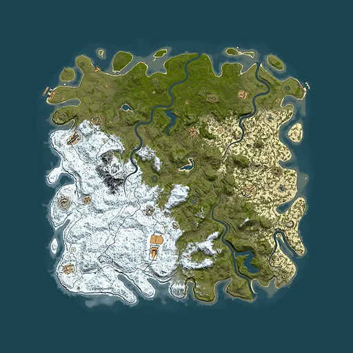 Rust map seed 2138730356, 5950x5950m top-down preview