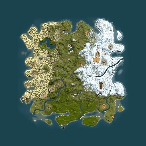 Rust map seed 1341783317, 4700x4700m top-down preview