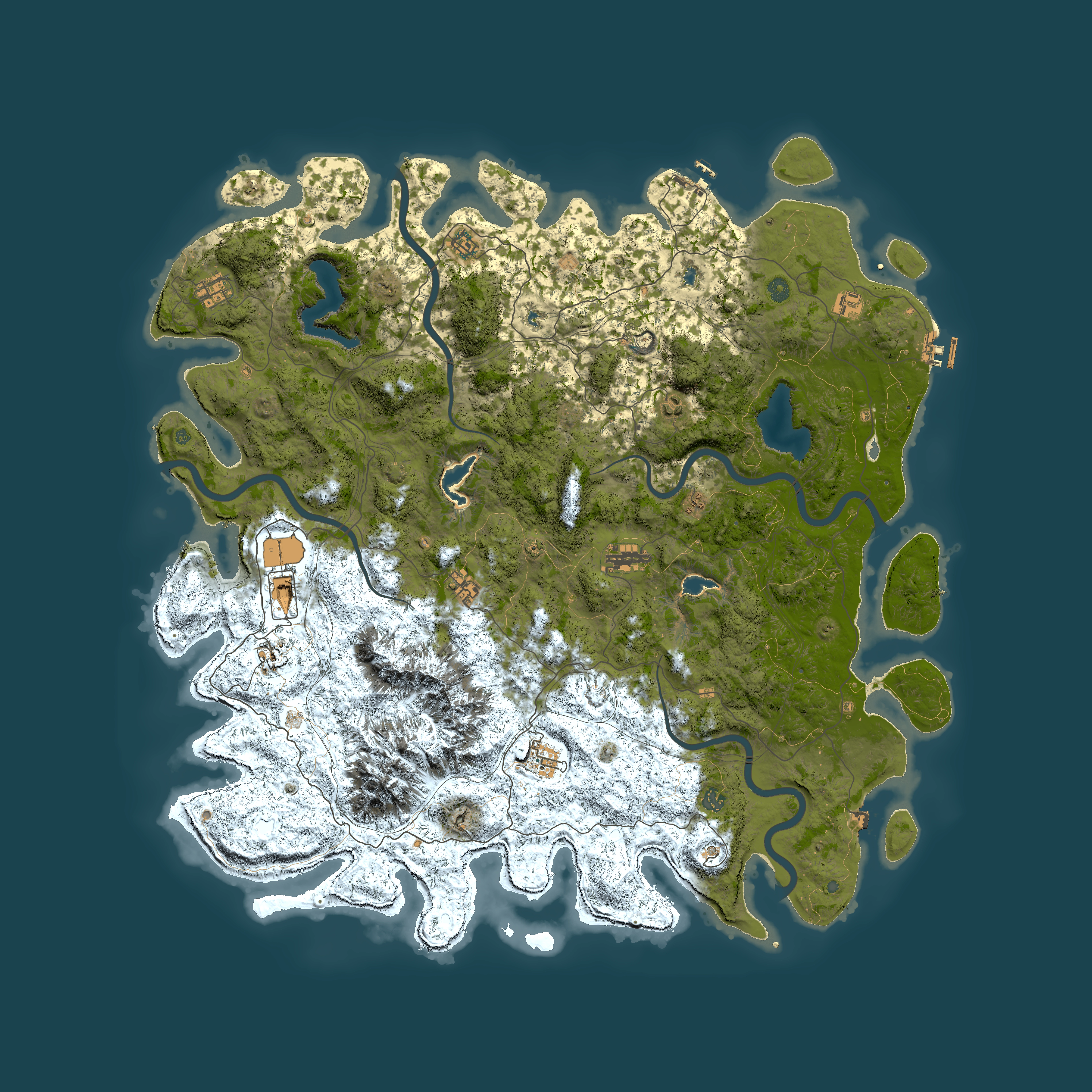 Full top-down render of Rust map seed 1478000651, 5700x5700m