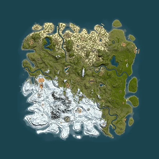 Rust map seed 1478000651, 5700x5700m top-down preview
