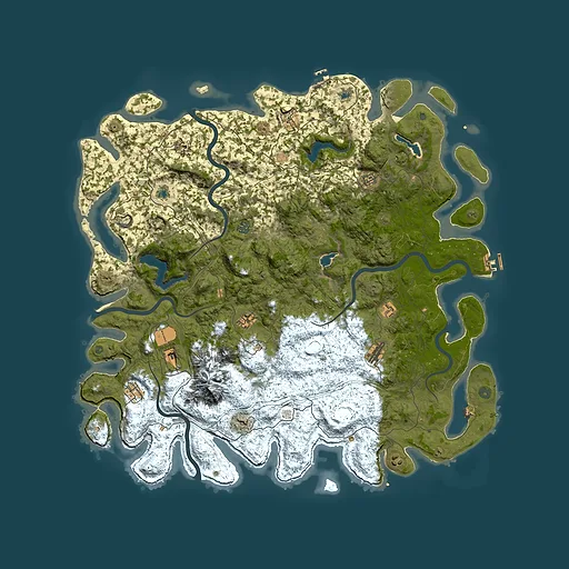 Rust map seed 1835564111, 5500x5500m top-down preview