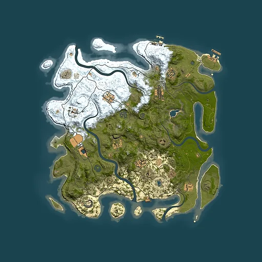 Rust map seed 1950447303, 4100x4100m top-down preview