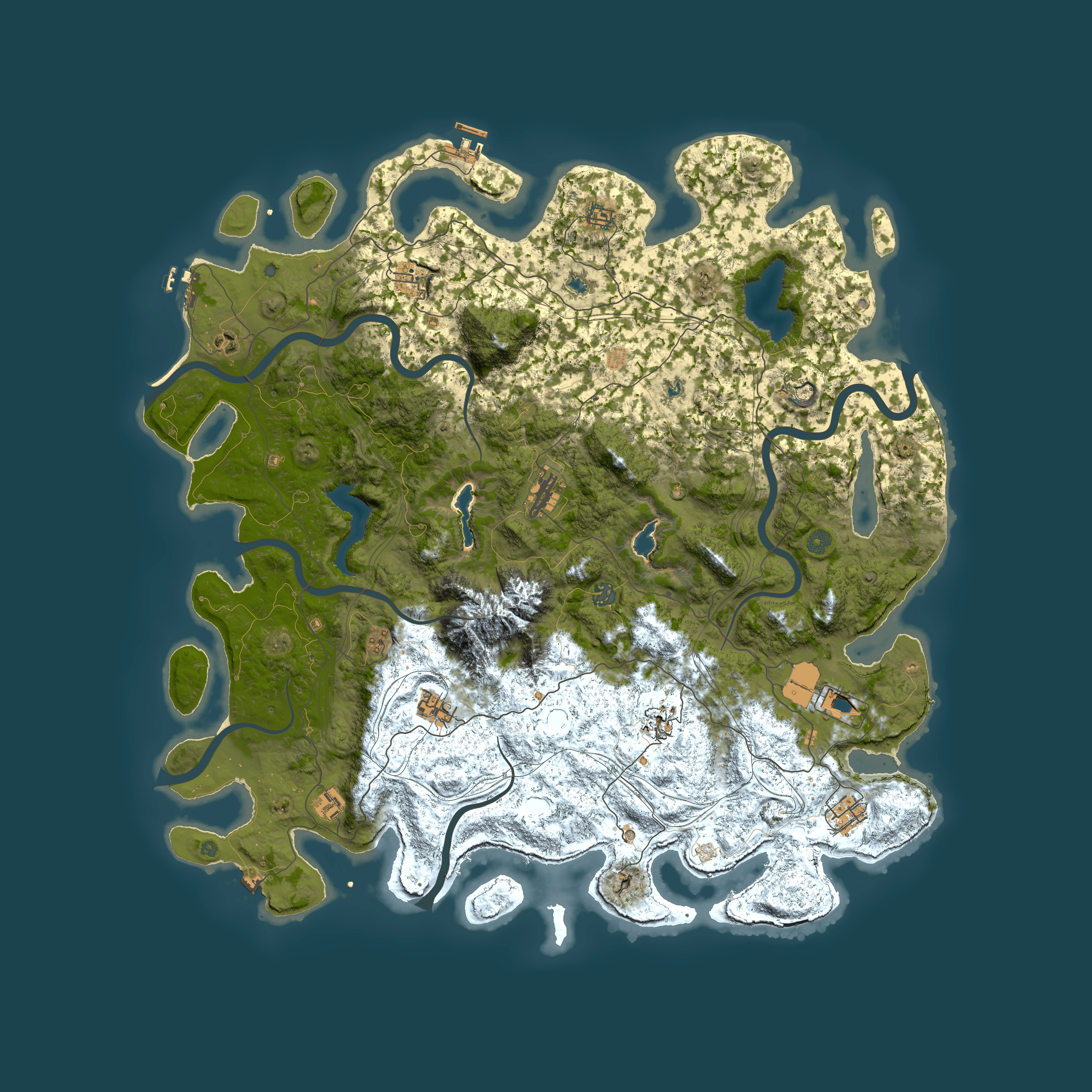 Full top-down render of Rust map seed 975255802, 5350x5350m