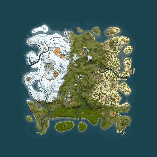Rust map seed 973549677, 4150x4150m top-down preview