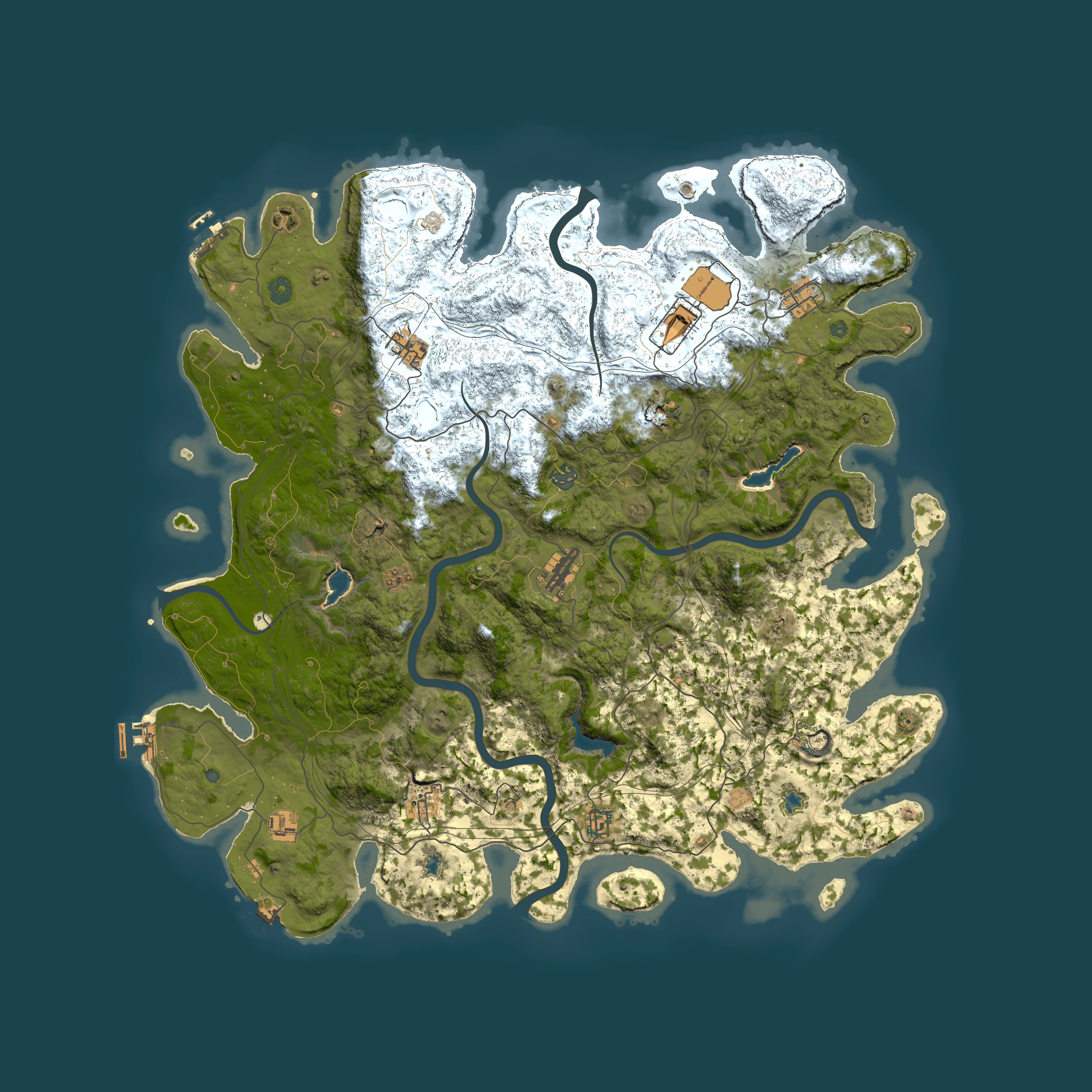 Full top-down render of Rust map seed 565467602, 4950x4950m