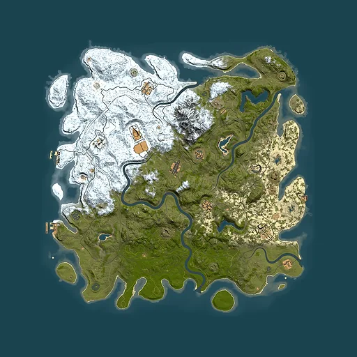 Rust map seed 1823473566, 5350x5350m top-down preview