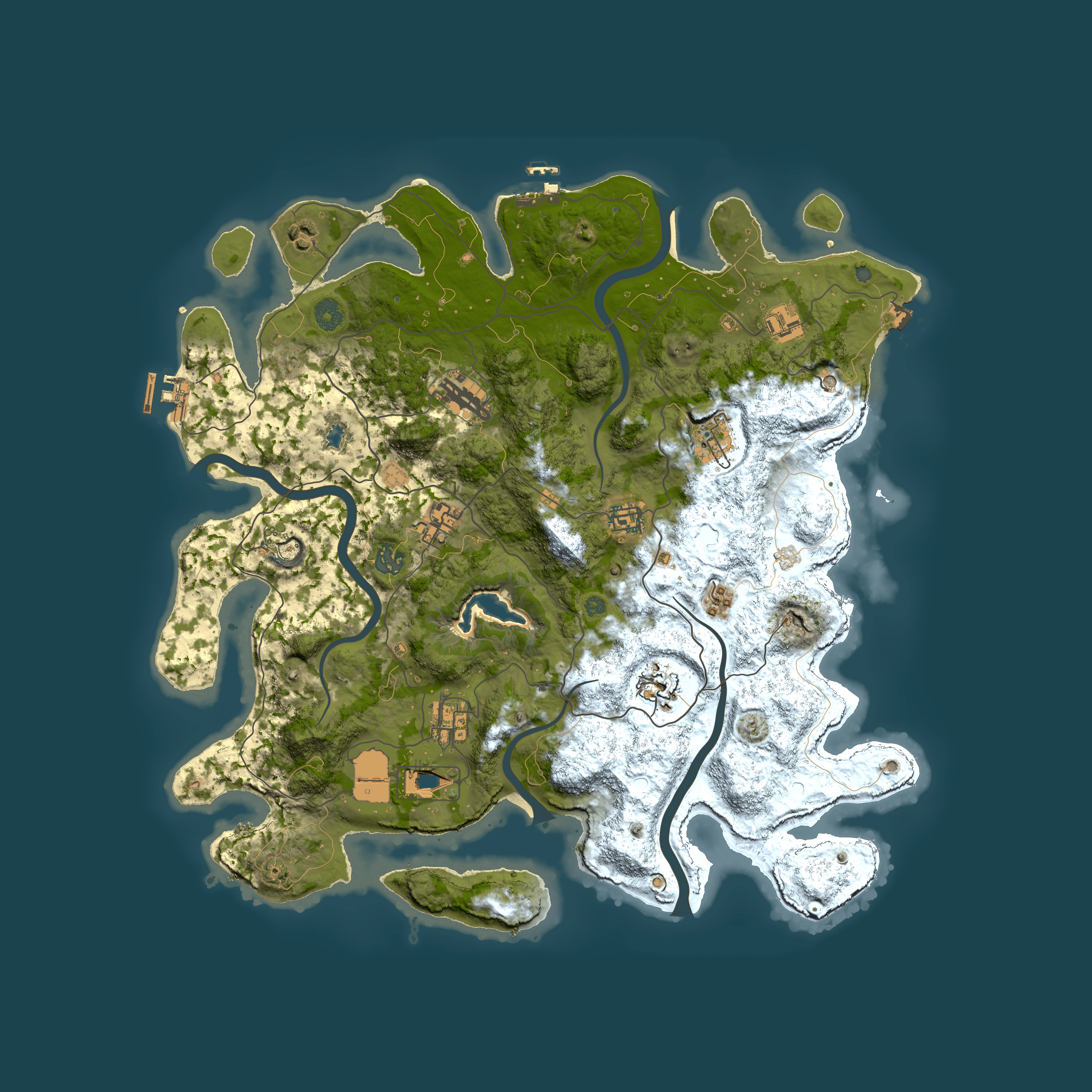 Full top-down render of Rust map seed 1619862643, 4200x4200m