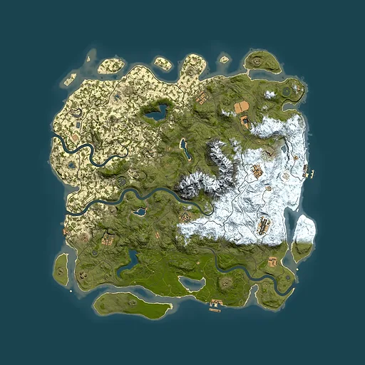 Rust map seed 214002935, 5200x5200m top-down preview
