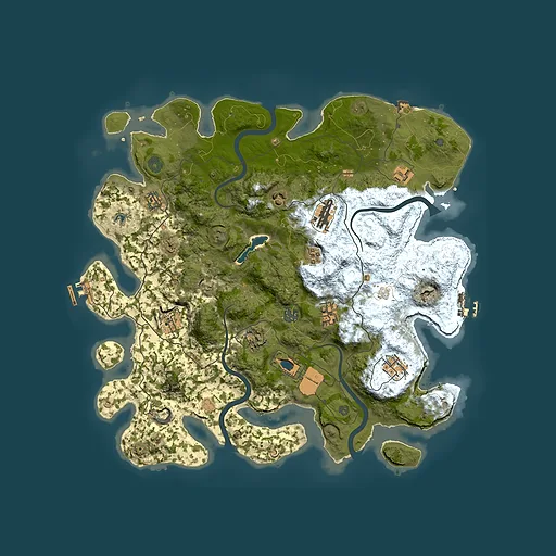 Rust map seed 568360437, 4200x4200m top-down preview