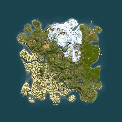 Rust map seed 1820170979, 4150x4150m top-down preview