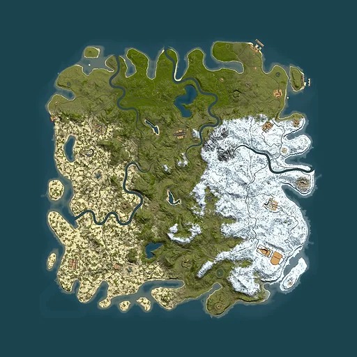 Rust map seed 662577530, 6000x6000m top-down preview