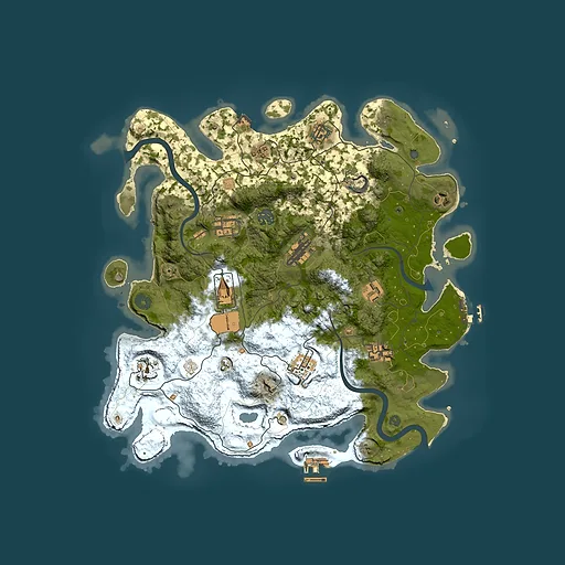 Rust map seed 840265782, 3850x3850m top-down preview