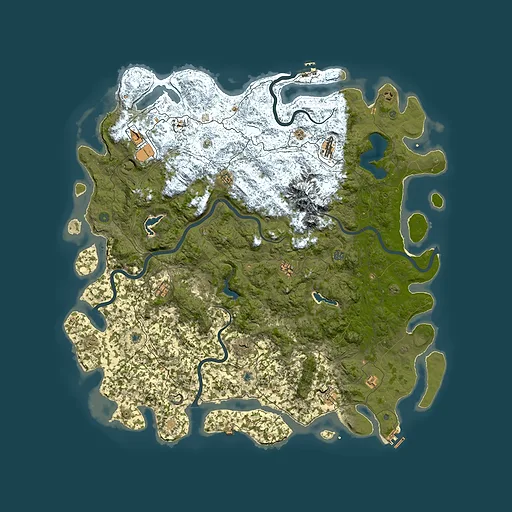 Rust map seed 875271208, 6000x6000m top-down preview
