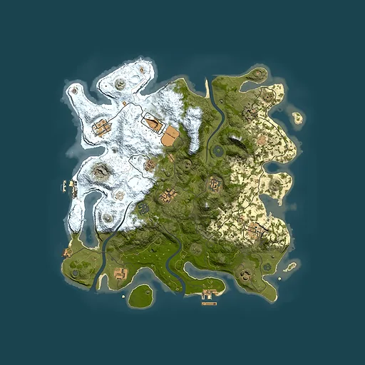 Rust map seed 1713742820, 3750x3750m top-down preview