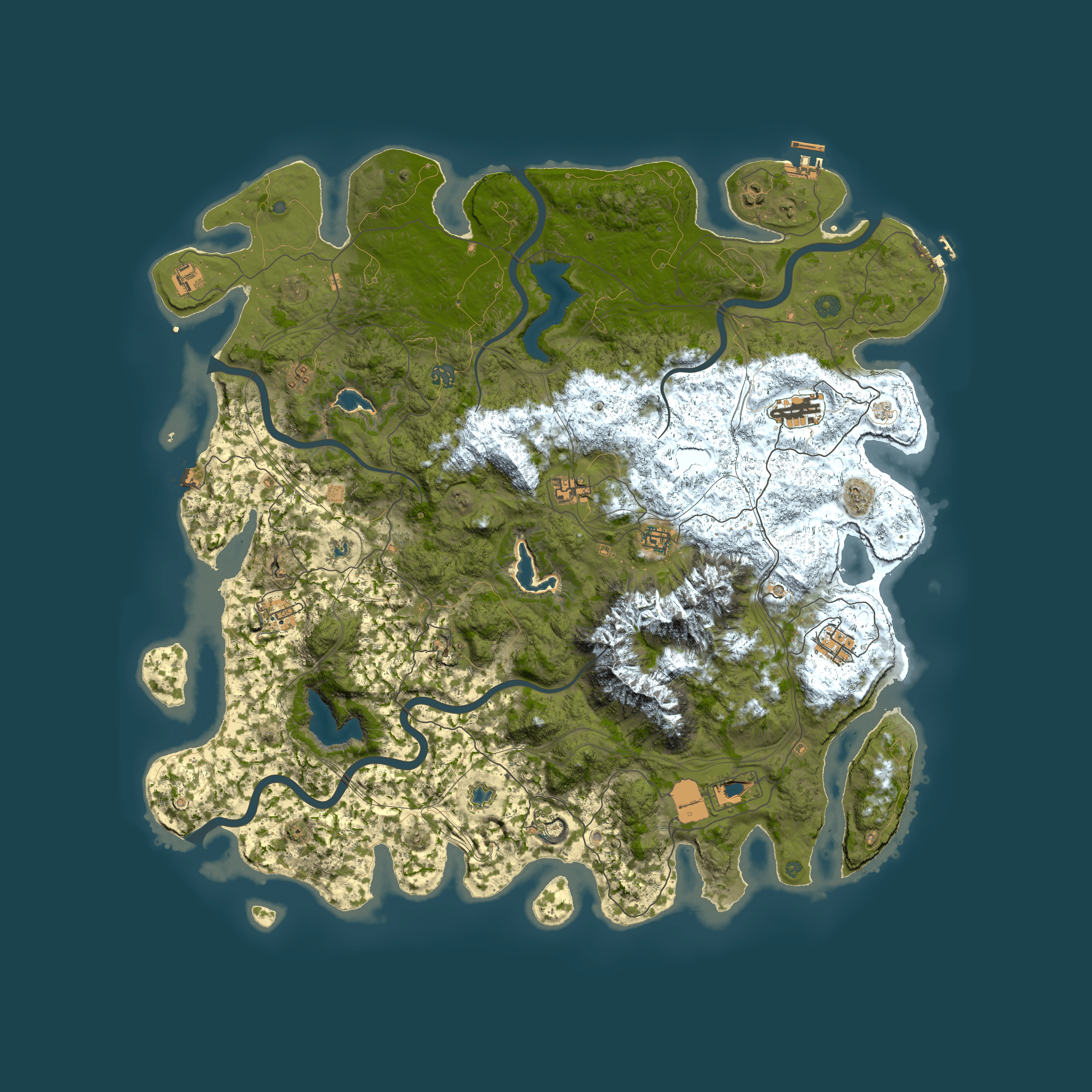 Full top-down render of Rust map seed 265581678, 5250x5250m