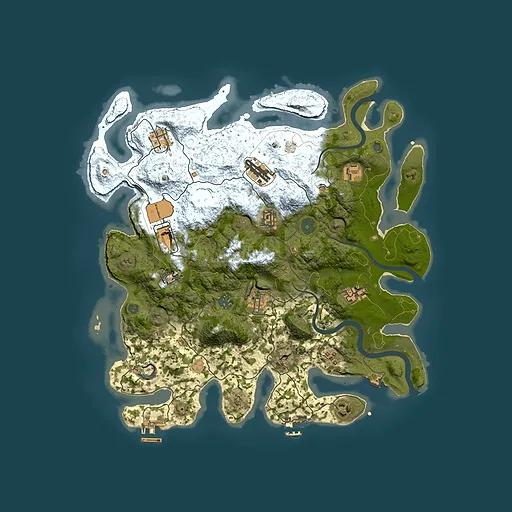 Rust map seed 636222124, 3900x3900m top-down preview