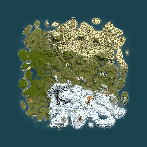 Rust map seed 2033317264, 5700x5700m top-down preview