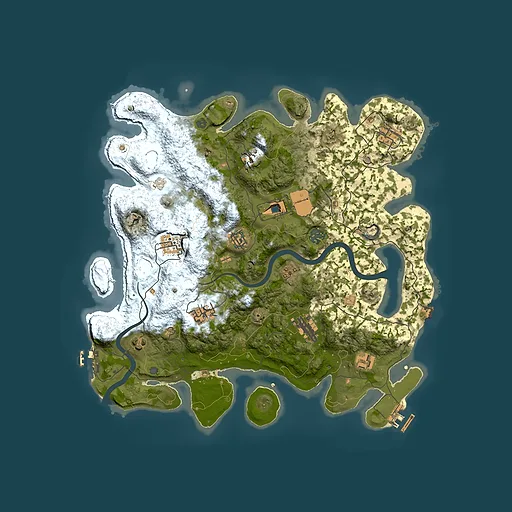 Rust map seed 1250030591, 3900x3900m top-down preview