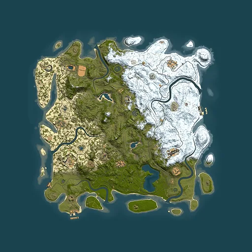 Rust map seed 1638291572, 4800x4800m top-down preview