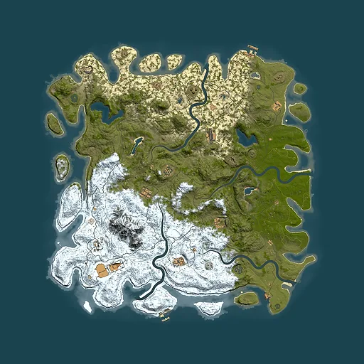 Rust map seed 1683725015, 5600x5600m top-down preview