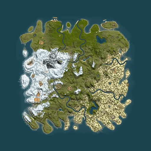 Rust map seed 597717348, 5700x5700m top-down preview