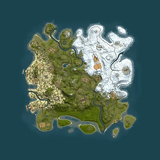 Rust map seed 1939341695, 4350x4350m top-down preview
