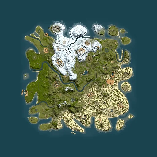 Rust map seed 761932189, 4300x4300m top-down preview