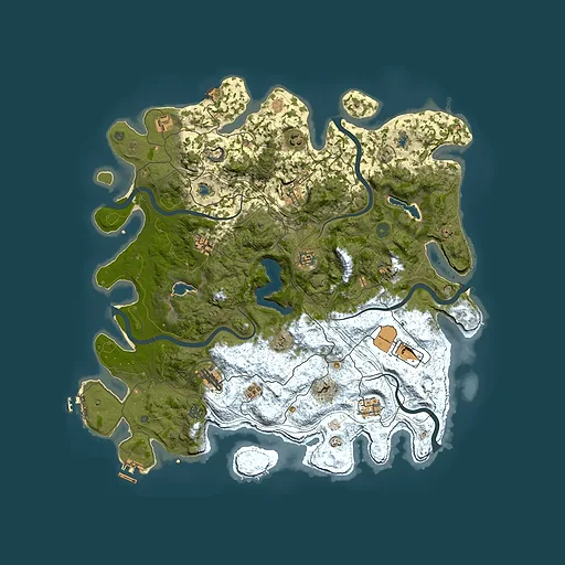 Rust map seed 1849922363, 4650x4650m top-down preview