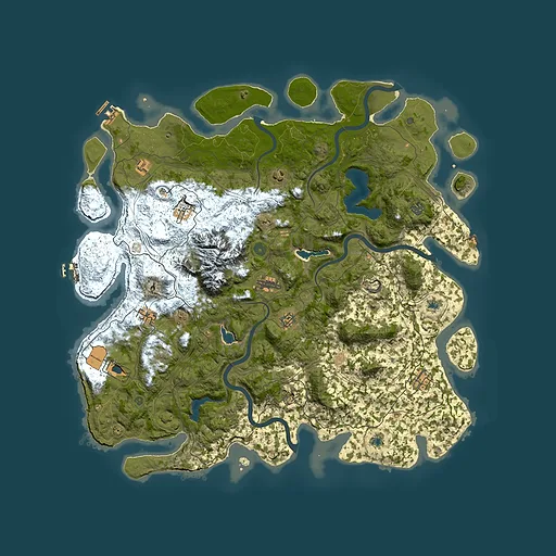 Rust map seed 475900612, 5200x5200m top-down preview