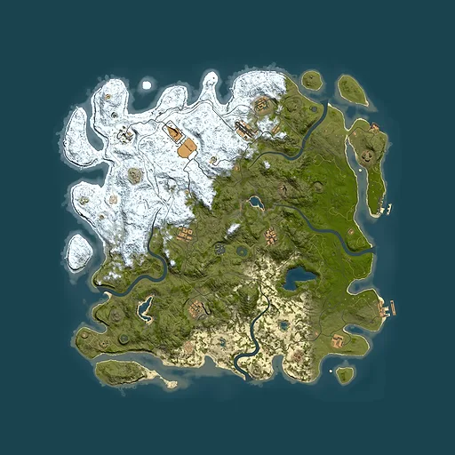 Rust map seed 916803171, 4850x4850m top-down preview