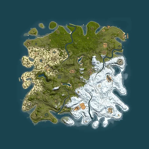 Rust map seed 1597332113, 4850x4850m top-down preview