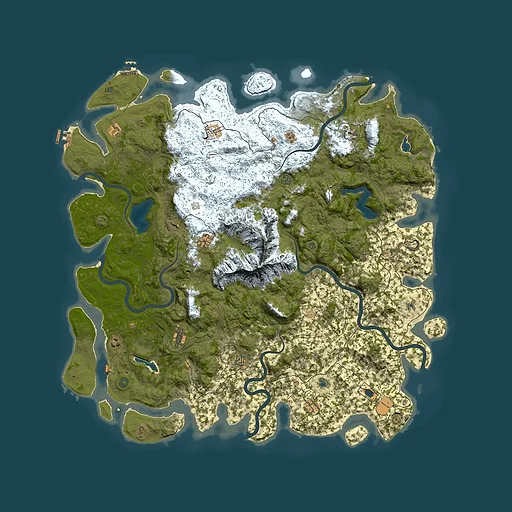 Rust map seed 367545402, 5900x5900m top-down preview