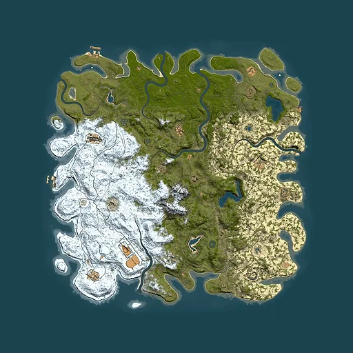 Rust map seed 1085852712, 5600x5600m top-down preview