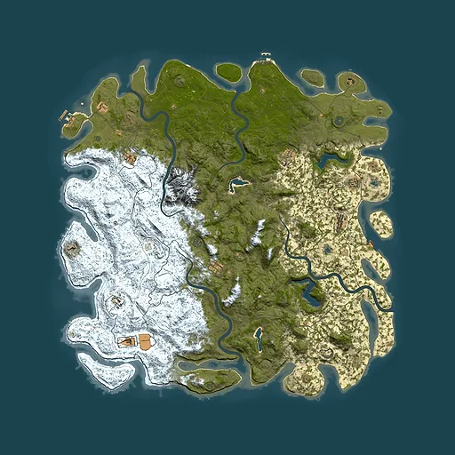 Rust map seed 629566160, 5900x5900m top-down preview