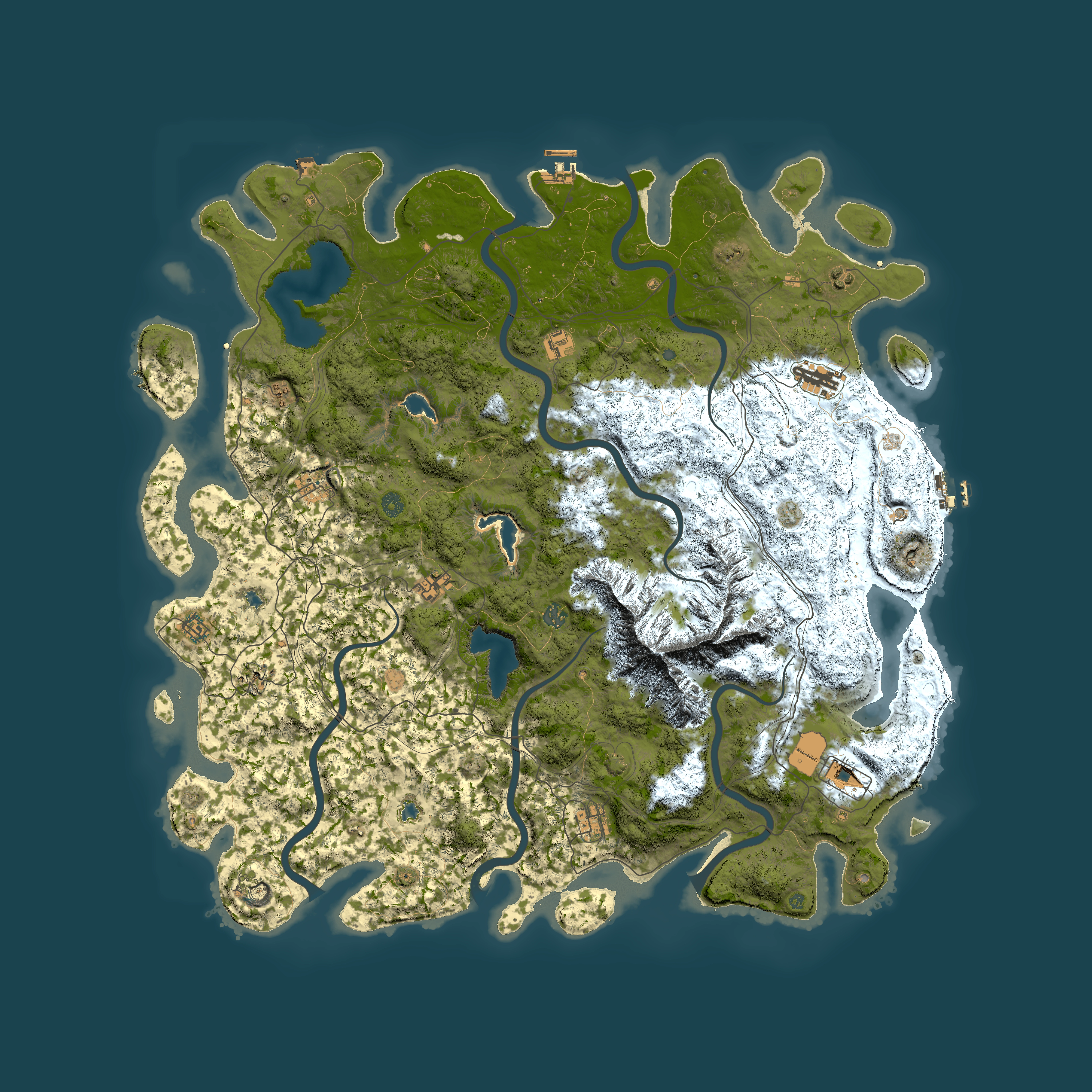Full top-down render of Rust map seed 881620160, 5500x5500m