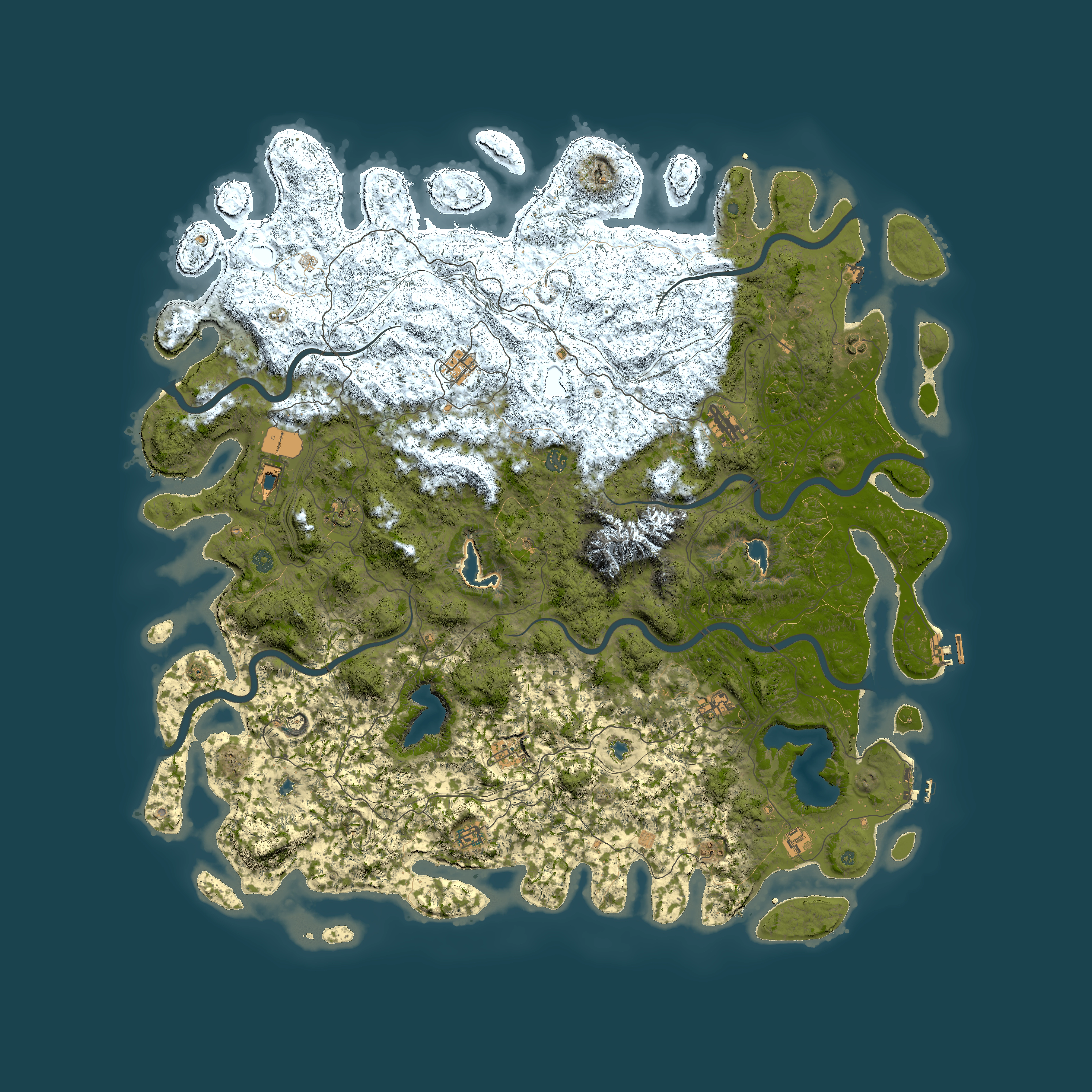 Full top-down render of Rust map seed 978452541, 5950x5950m
